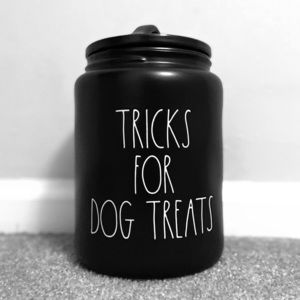 Rae Dunn Halloween Dog Treat Canister